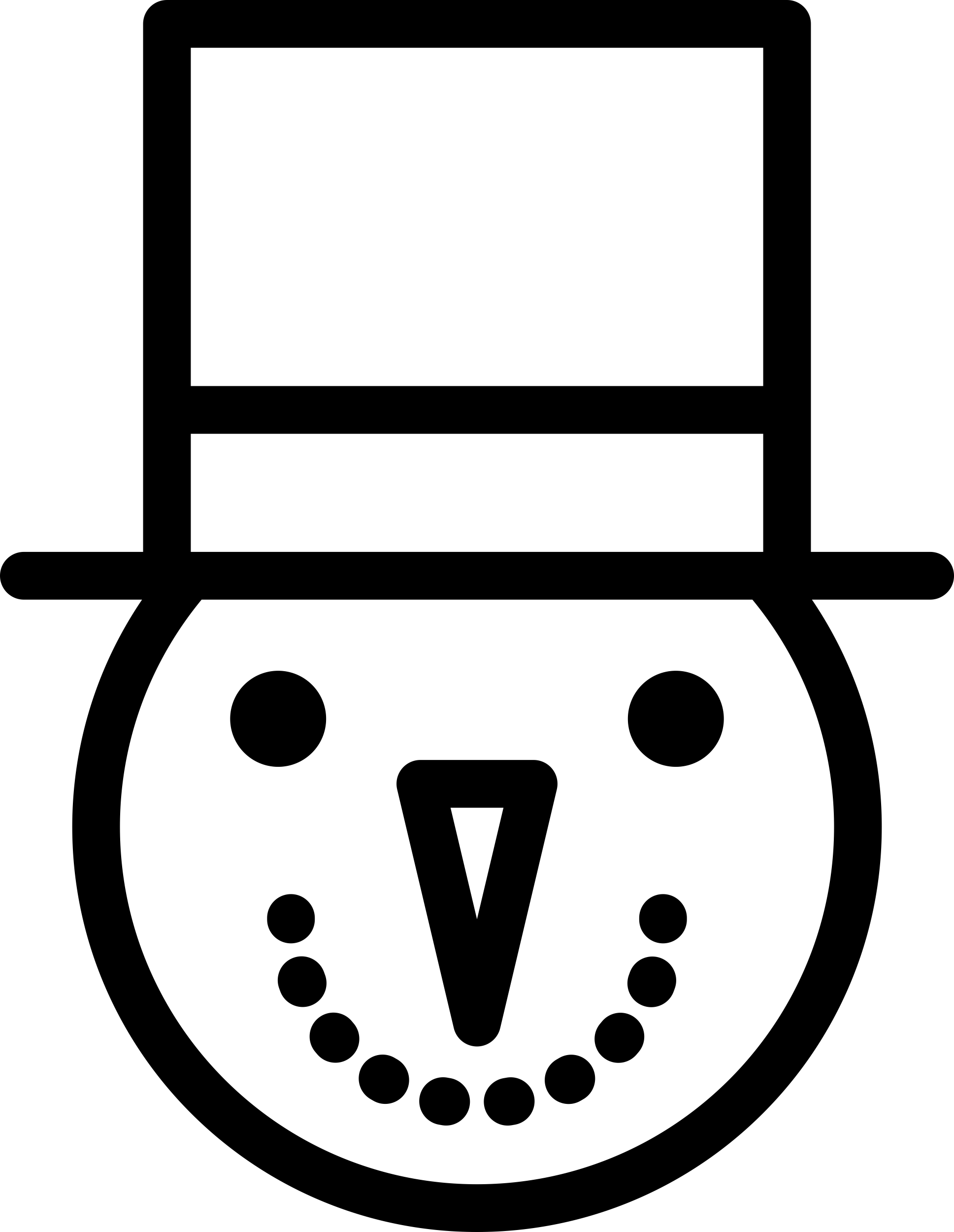 Christmas Snowman With Hat Sticker Outline Svg File Free Vectors